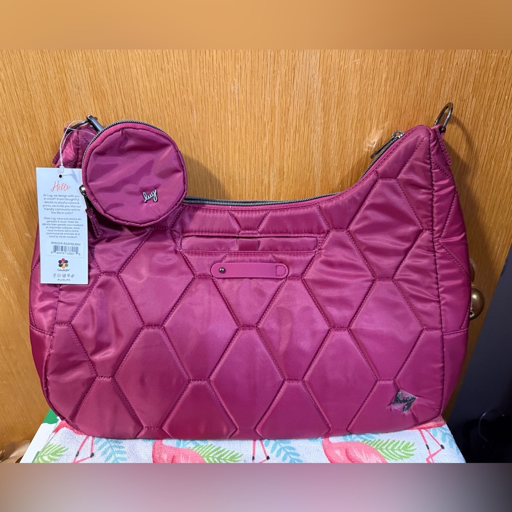 Lug Winger NWT Raspberry